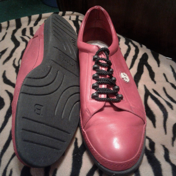 Vintage-Balley-Tramp-Red-Sneakers - Picture 3 of 5